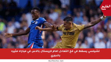 تشيلسي يسقط في فخ التعادل أمام كريستال بالاس في مباراة مثيرة بالدوري